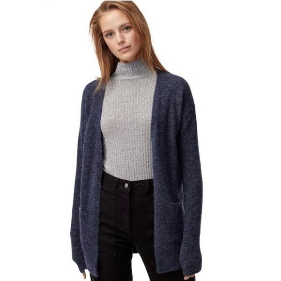 Aritzia Wilfred Free open front Cardigan women’s Gray sweater Size S - Picture 1 of 6